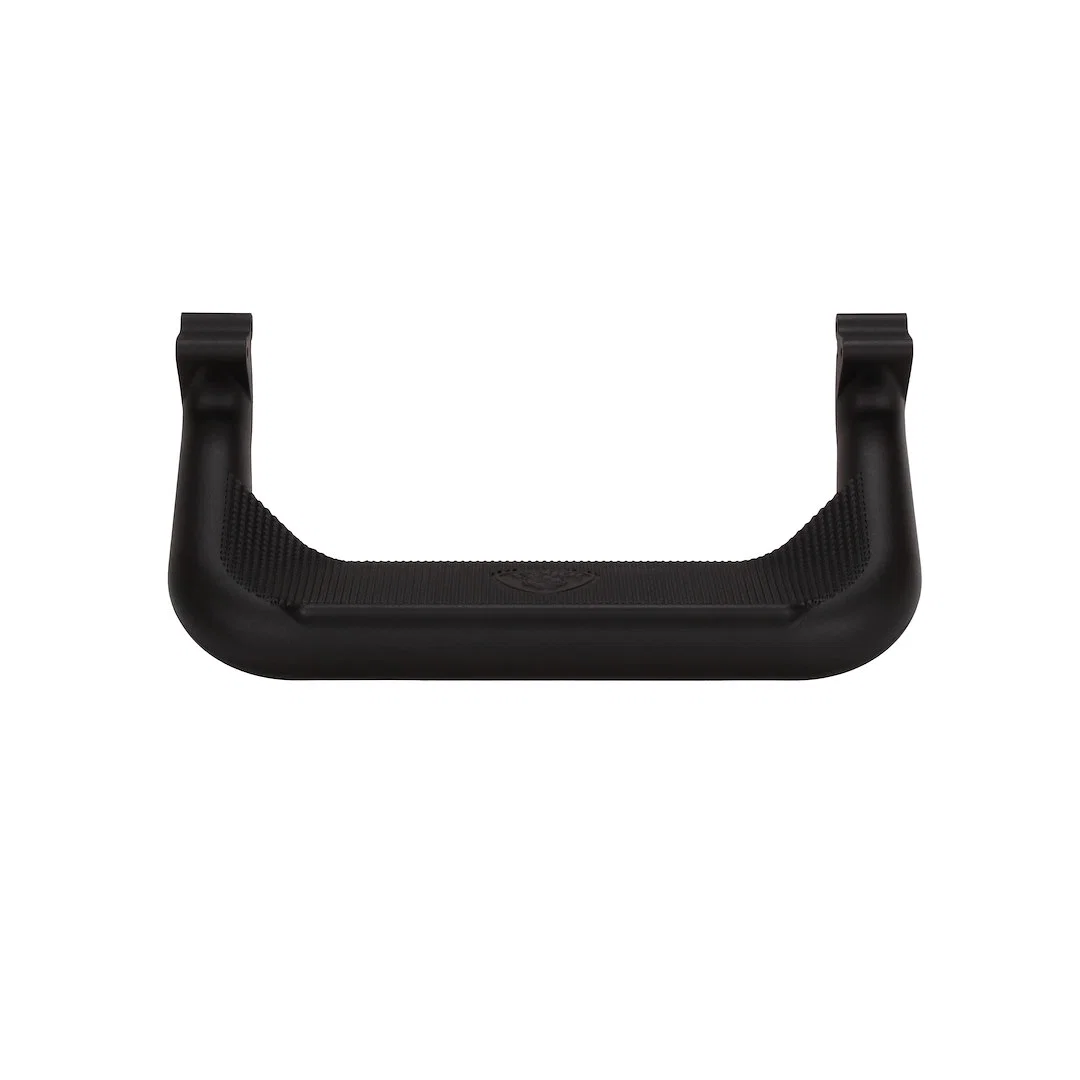 124031 – CARR Truck Step, Cab Mount Multi-Fit Set Of 2 Flat Step Non-Extendable Stationary Powder Coated Black Alumin...
